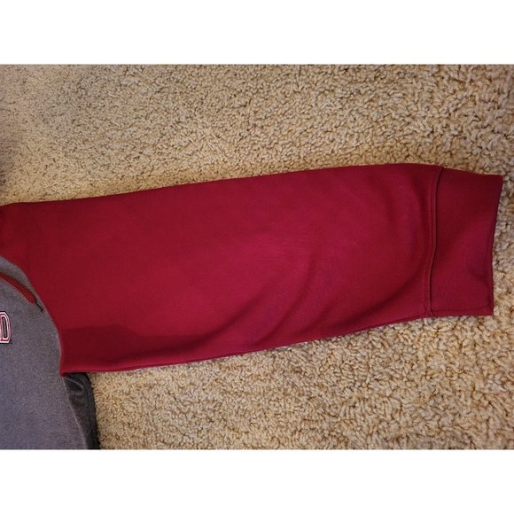 STANFORD CARDINAL University Gray & RED Hoodie Pullover Embroidered Size XXL - Picture 7 of 13